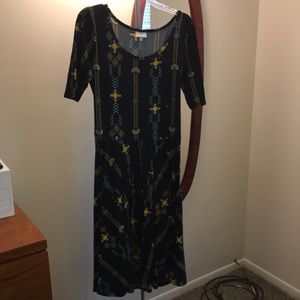 Lularoe Nicole Dress. Size Large. Like new.